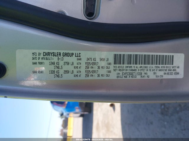 3C4PDCBG6ET115338 Dodge Journey Sxt