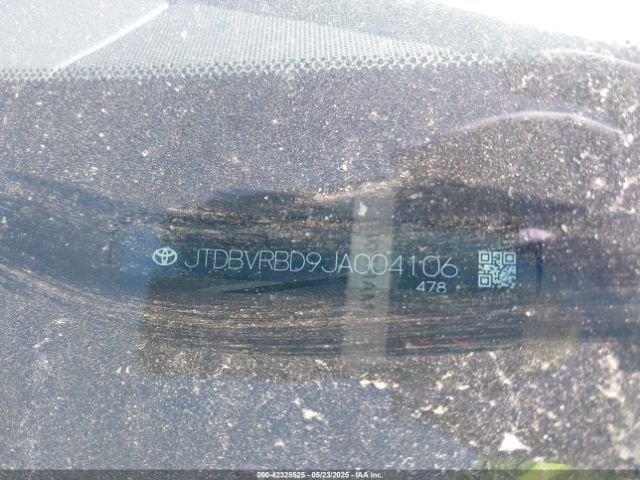 JTDBVRBD9JA004106 Toyota Mirai