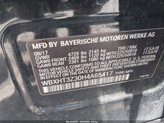 2017 BMW X1 WBXHT3Z30H4A65417 Photo 8