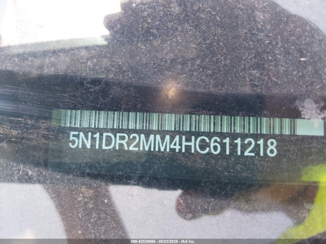 5N1DR2MM4HC611218 Nissan Pathfinder Sv