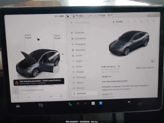 2022 TESLA MODEL Y 7SAYGAEE0NF567801 Photo 6