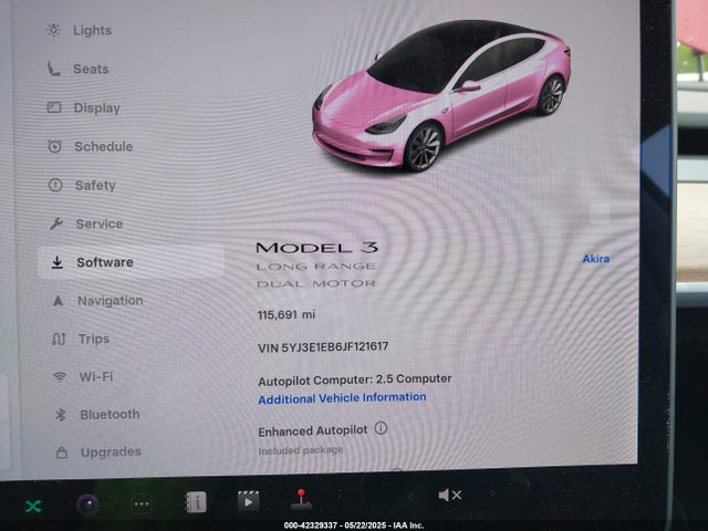 2018 TESLA MODEL 3 5YJ3E1EB6JF121617 Photo 6