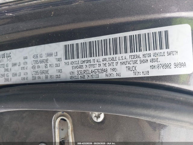 3C6UR5DL4HG763940 RAM 2500