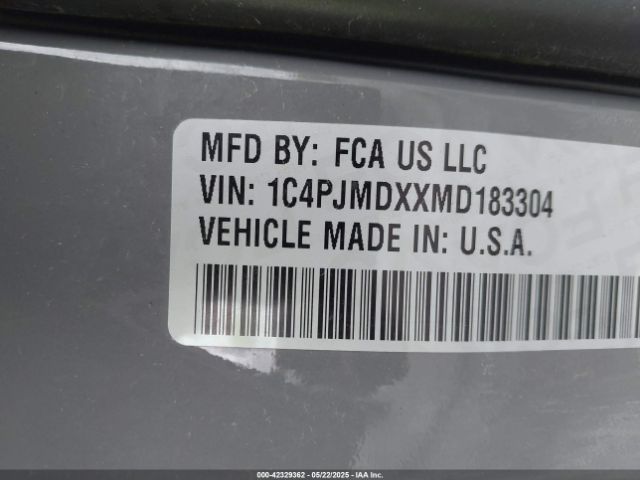 2021 JEEP CHEROKEE 1C4PJMDXXMD183304 Photo 8