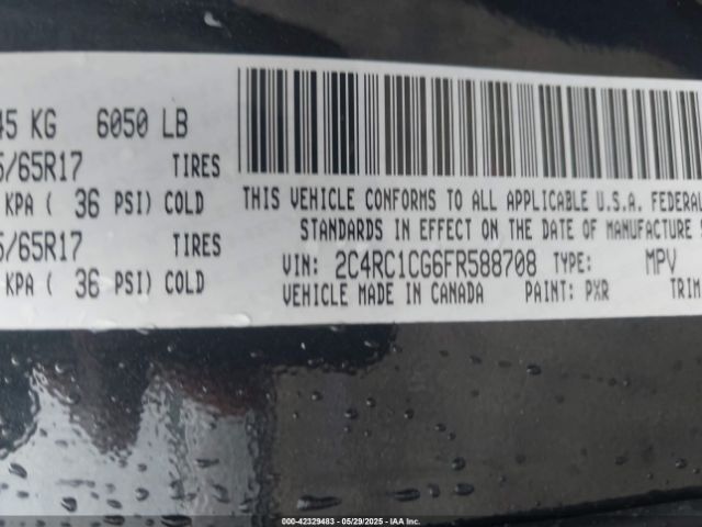 2015 CHRYSLER TOWN & COUNTRY 2C4RC1CG6FR588708 Photo 8