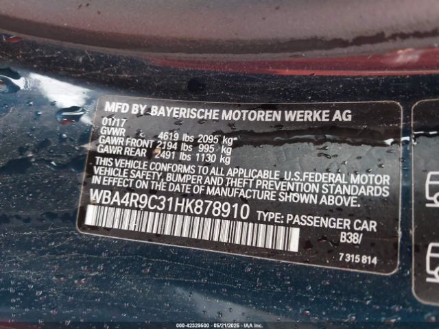 WBA4R9C31HK878910 BMW 430i Xdrive