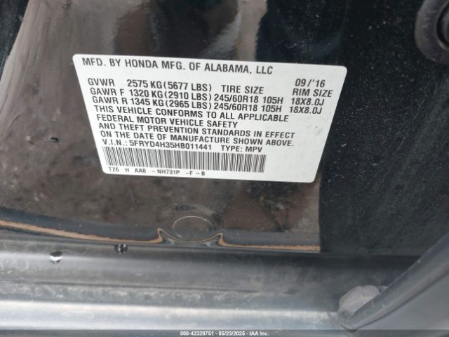 2017 ACURA MDX 5FRYD4H35HB011441 Photo 8