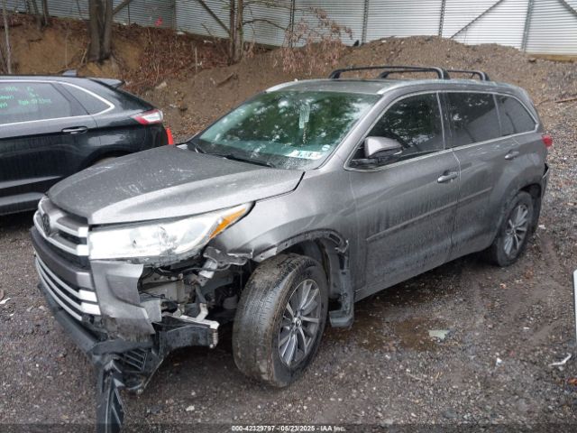 5TDJZRFH2JS843711 Toyota Highlander Xle