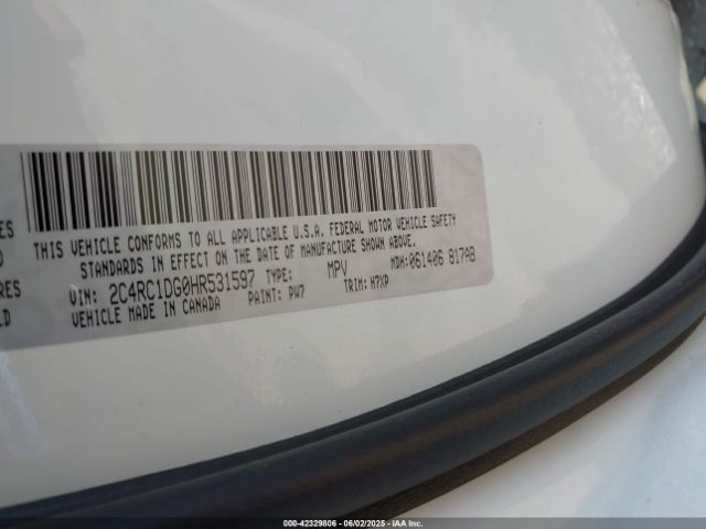 2017 CHRYSLER PACIFICA 2C4RC1DG0HR531597 Photo 8