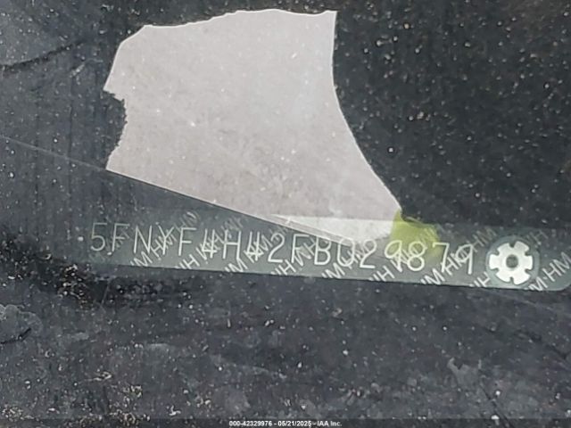 5FNYF4H42FB029879 Honda Pilot Ex