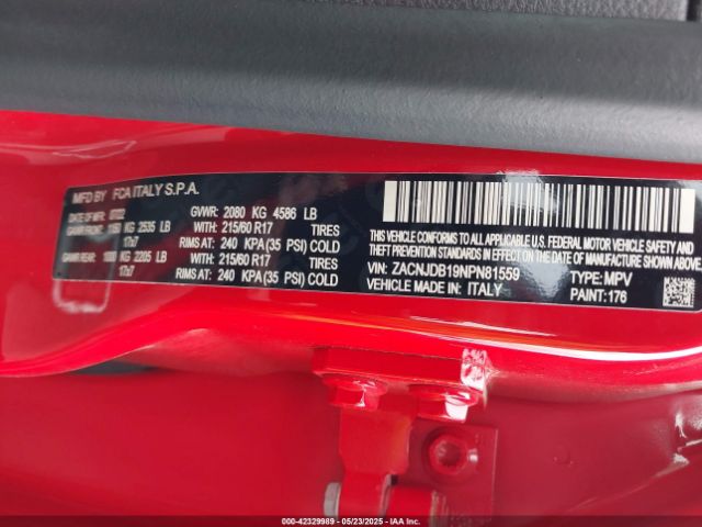 2022 JEEP RENEGADE ZACNJDB19NPN81559 Photo 8