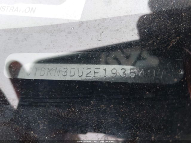 JTDKN3DU2F1935497 Toyota Prius Five/four/persona Series Special Edition/three/two