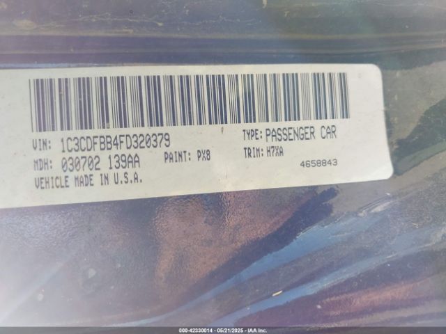 1C3CDFBB4FD320379 Dodge DART SXT