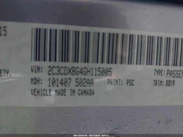 2C3CDXBG4GH115005 Dodge Charger Se