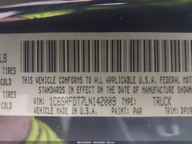 2020 RAM 1500 1C6SRFDT7LN142009 Photo 8