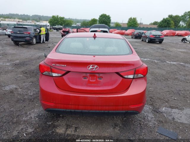 KMHDH4AE6FU420161 Hyundai ELANTRA SE