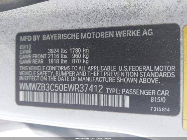 WMWZB3C50EWR37412 Mini Countryman Cooper
