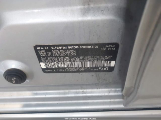 2015 MITSUBISHI LANCER JA32U2FU9FU004812 Photo 8