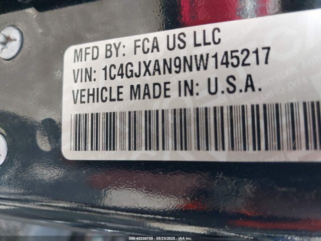 2022 JEEP WRANGLER 1C4GJXAN9NW145217 Photo 8