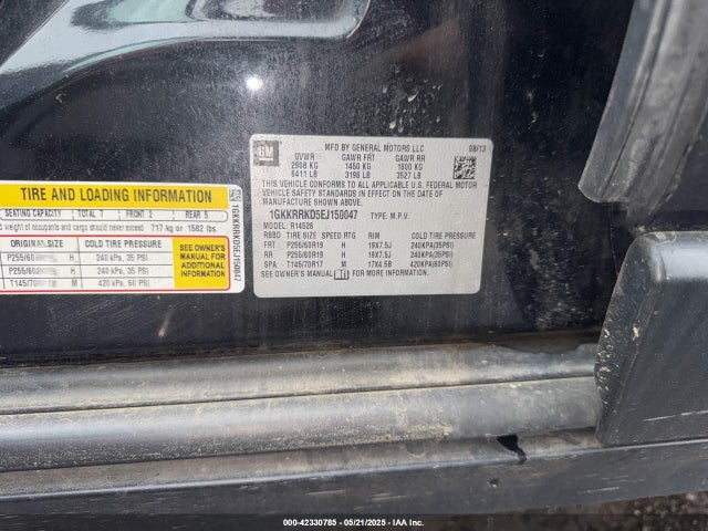 1GKKRRKD5EJ150047 GMC Acadia Slt-1