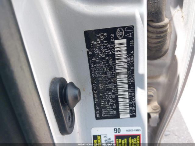 2T1BURHE8GC622511 Toyota Corolla L/le/le Plus/le Premium/s/s Plus/s Premium/s W/special Edition Pkg