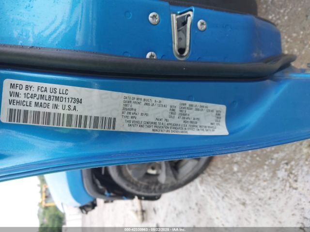 2021 JEEP CHEROKEE 1C4PJMLB7MD117394 Photo 8