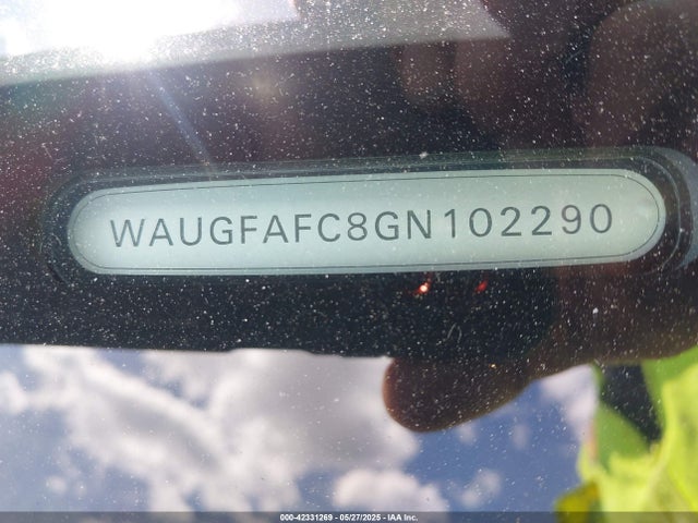 WAUGFAFC8GN102290 Audi 2016