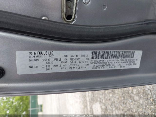 3C4PDCAB9HT706564 Dodge JOURNEY SE