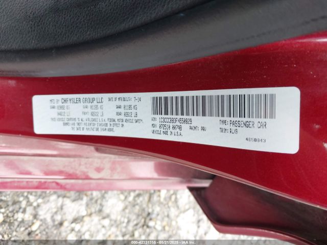 1C3CCCBB3FN550829 Chrysler 200 S