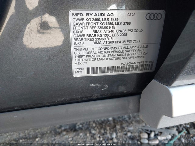 2023 AUDI Q5 WA1GAAFY8P2123052 Photo 8