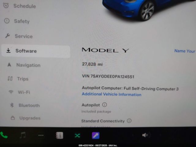 7SAYGDEE0PA124551 Tesla Model Y Awd/long Range Dual Motor All-wheel Drive