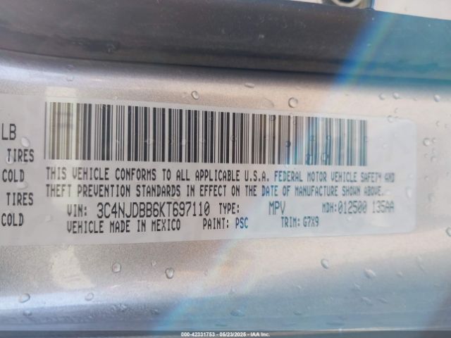 2019 JEEP COMPASS 3C4NJDBB6KT697110 Photo 8
