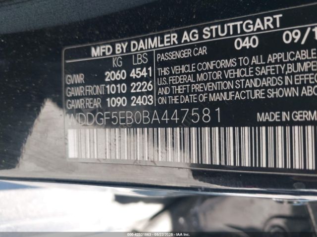 2011 MERCEDES-BENZ C 300 WDDGF5EB0BA447581 Photo 8