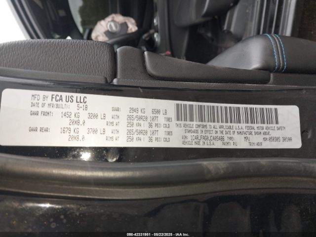 2018 JEEP GRAND CHEROKEE 1C4RJFAG0JC405486 Photo 8