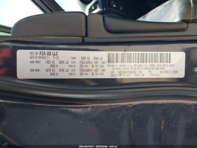 1C4RJEBGXFC926764 Jeep 2015