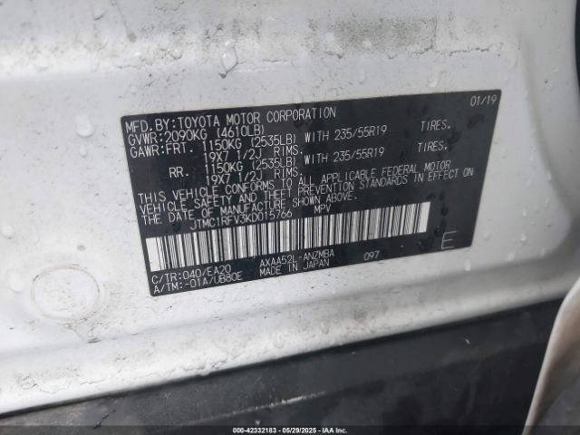 2019 TOYOTA RAV4 JTMC1RFV3KD015766 Photo 8