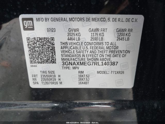 2024 CHEVROLET EQUINOX 3GNAXMEG7RL140387 Photo 8