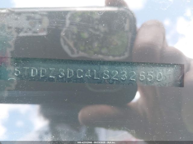 5TDDZ3DC4LS232650 Toyota Sienna Limited/limited Premium/xle/xle Premium