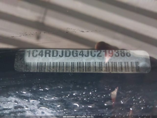 1C4RDJDG4JC219388 Dodge Durango Gt Awd