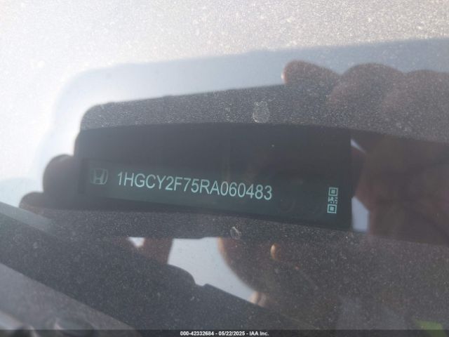 1HGCY2F75RA060483 Honda Accord Hybrid Sport-l