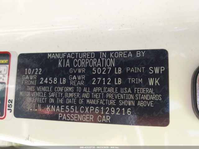 2023 KIA STINGER KNAE55LCXP6129216 Photo 8