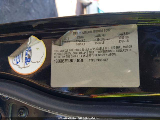 2008 CADILLAC DTS 1G6KD57Y18U194888 Photo 8