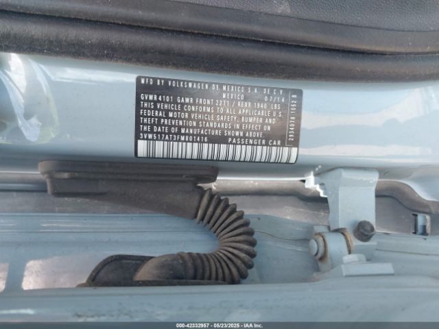 2015 VOLKSWAGEN BEETLE 3VW517AT3FM801416 Photo 8