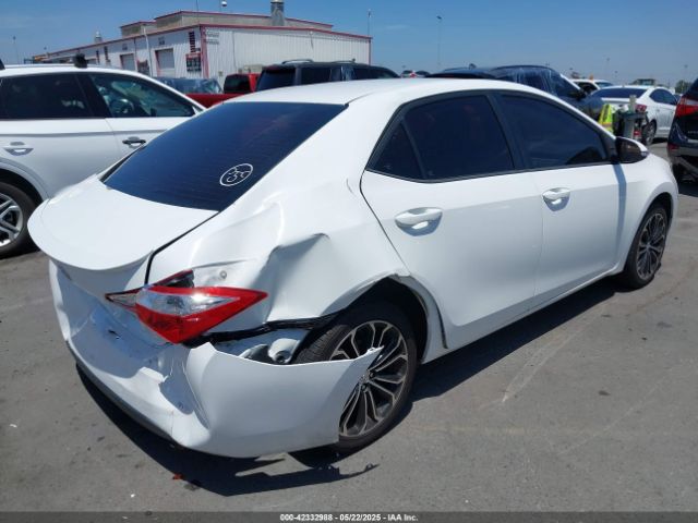 5YFBURHE5GP378218 Toyota Corolla S Plus