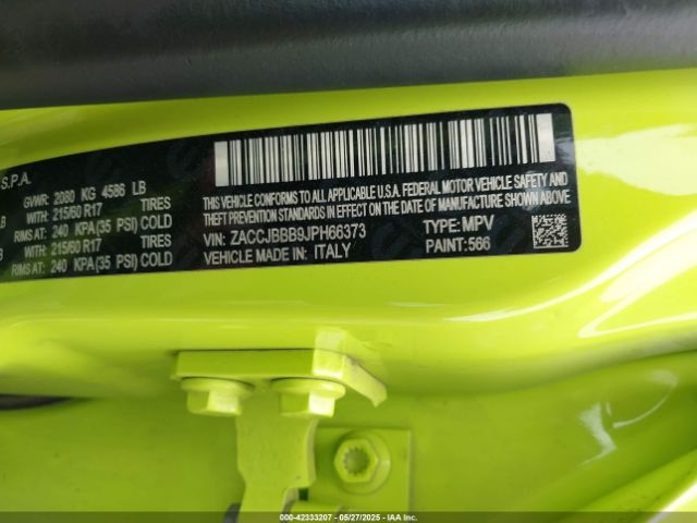 2018 JEEP RENEGADE ZACCJBBB9JPH66373 Photo 8