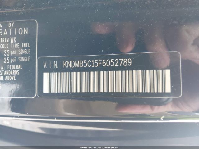 KNDMB5C15F6052789 KIA SEDONA LX