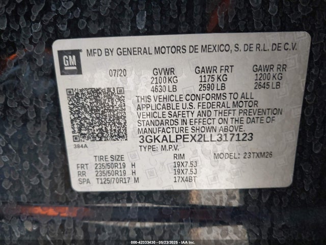 GMC ltg 2020 3GKALPEX2LL317123 Image 9
