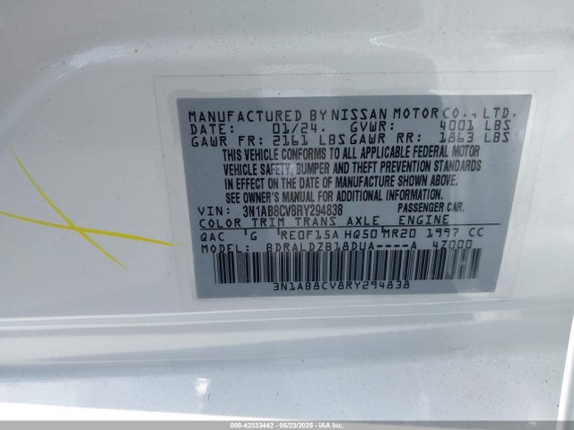 Nissan 2024 2024 3N1AB8CV8RY294838 Image 9