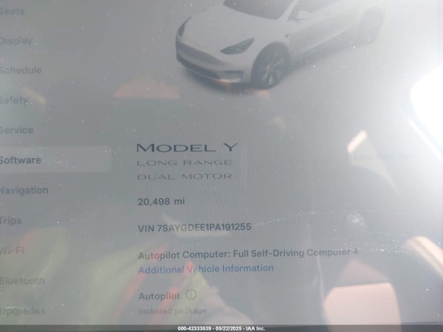 2023 TESLA MODEL Y 7SAYGDEE1PA191255 Photo 6
