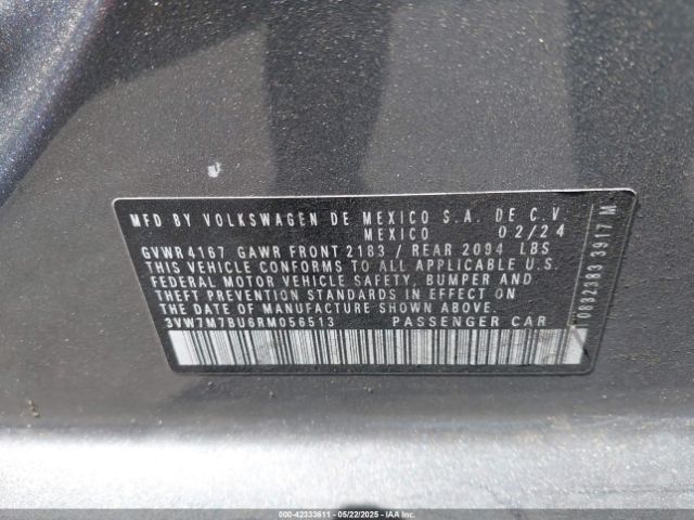 3VW7M7BU6RM056513 Volkswagen Jetta 1.5t Se